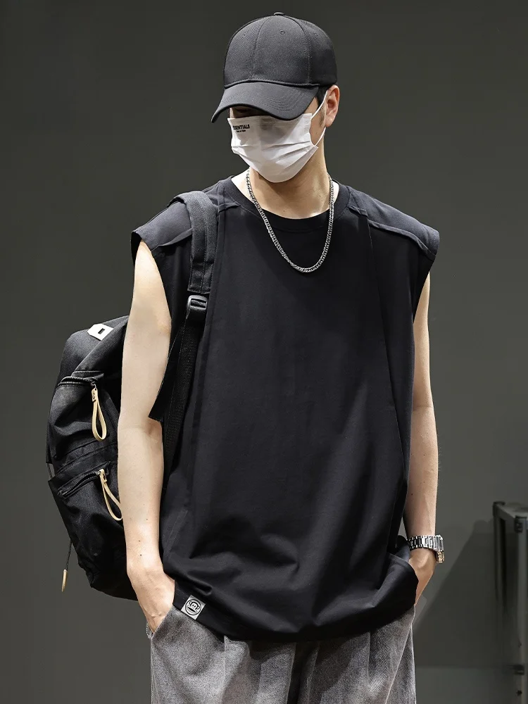 

Мужская свободная летняя спортивная майка Paul Frank American Style: дышащая, влагоотводящая, без рукавов