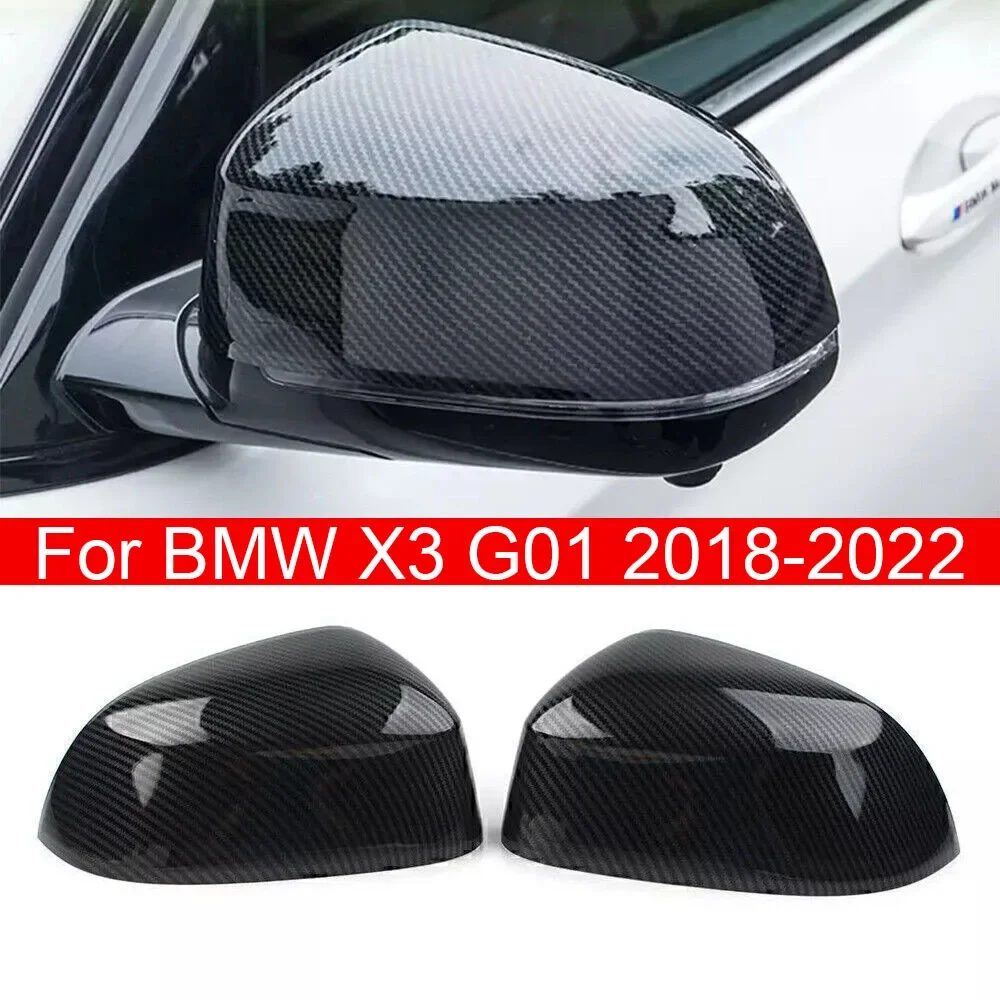 For BMW X3 G01 2018-2022 Rearview Mirror Cover Body Kit Accessories