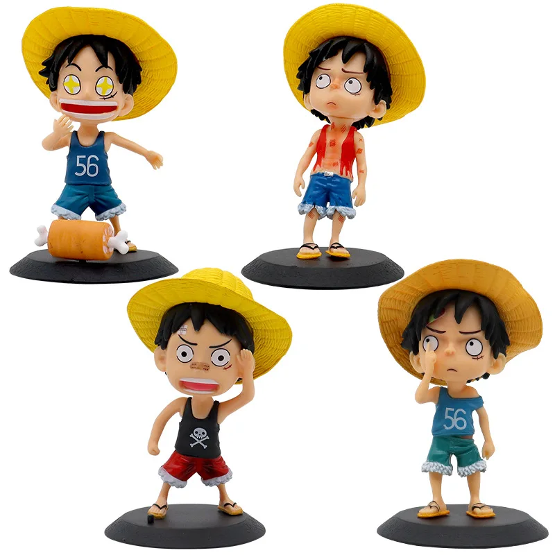 13 cm Anime One Piece Parodie Ruffy Action Figur Modell Spielzeug Geschenk Sammlung Desktop Auto Ornament