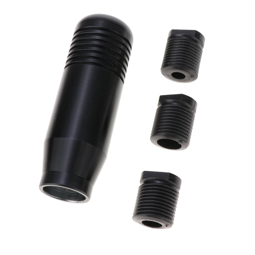 

Черная алюминиевая ручка переключения передач, адаптер для модификации рычага КПП автомобиля