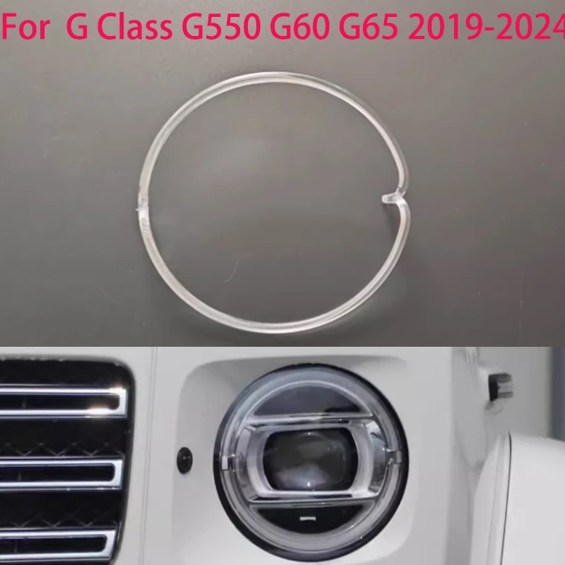 For Mercedes Benz G-Class SUV G550 G60 G65 G500 2019-2024 Car DRL Light Guide Plate Guide Tube Headlight Daytime Running Light