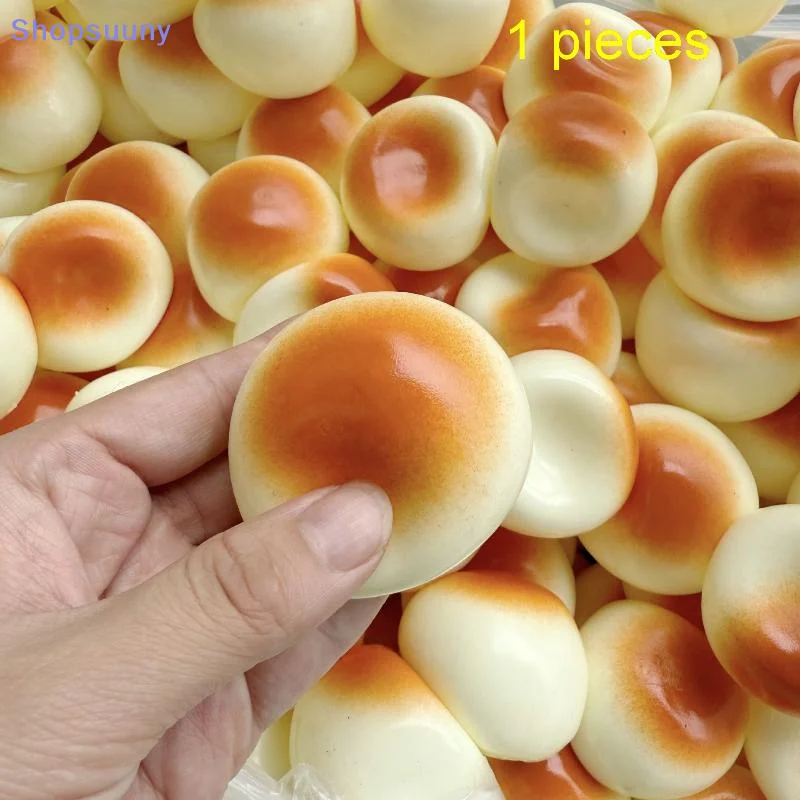 [SU]Realistic Mini Steamed Bread Squeeze Toy Soft Slow Rising Stress Relief Toy Simulated Food Sensory Fidget Toy Gift[SU]