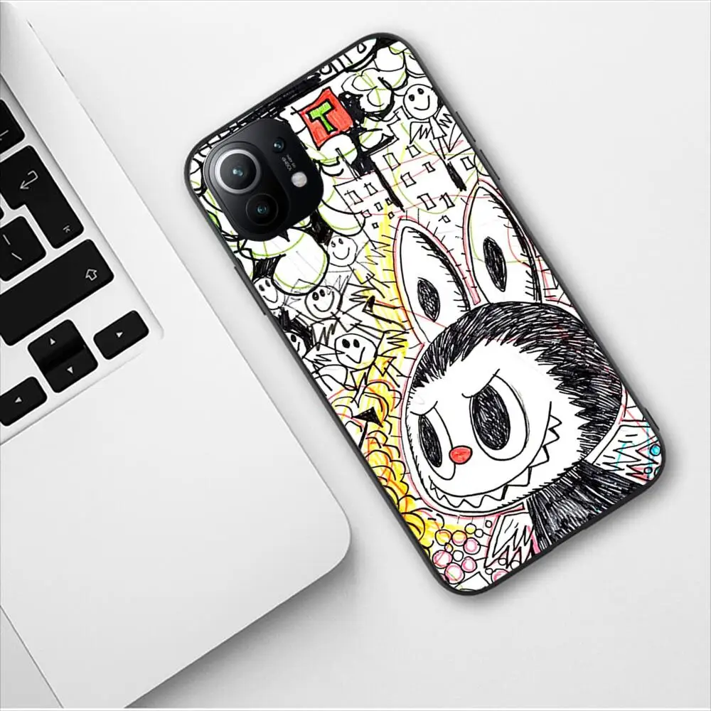 Cartoon Luxury TPU Phone Case For Xiaomi 13 12 11T 9 11 10C 9T 8 9SE 11i Lite Ultra Note10 Poco F3 M4 M3 Pro Cute L-labubu Cover