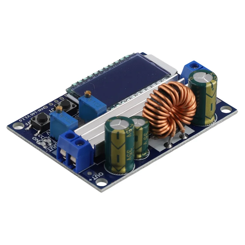 Adjustable Voltage Regulator Module With LCD Display, Versatile Step-Up/Down Voltage Control Perfect For DIY Electronics