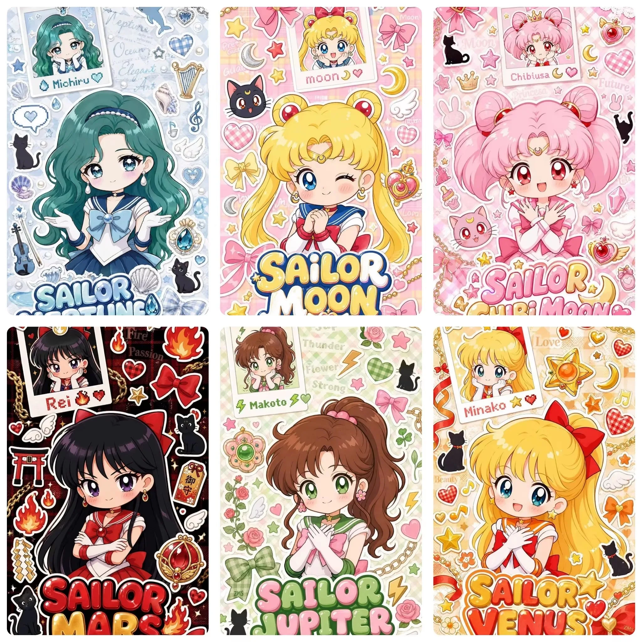 DIY Sailor Moon Classic Anime Character Jigsaw Puzzles 500/1000/1200/2000PCS Handmade Art Exquisite Home Decor Gift No Frame