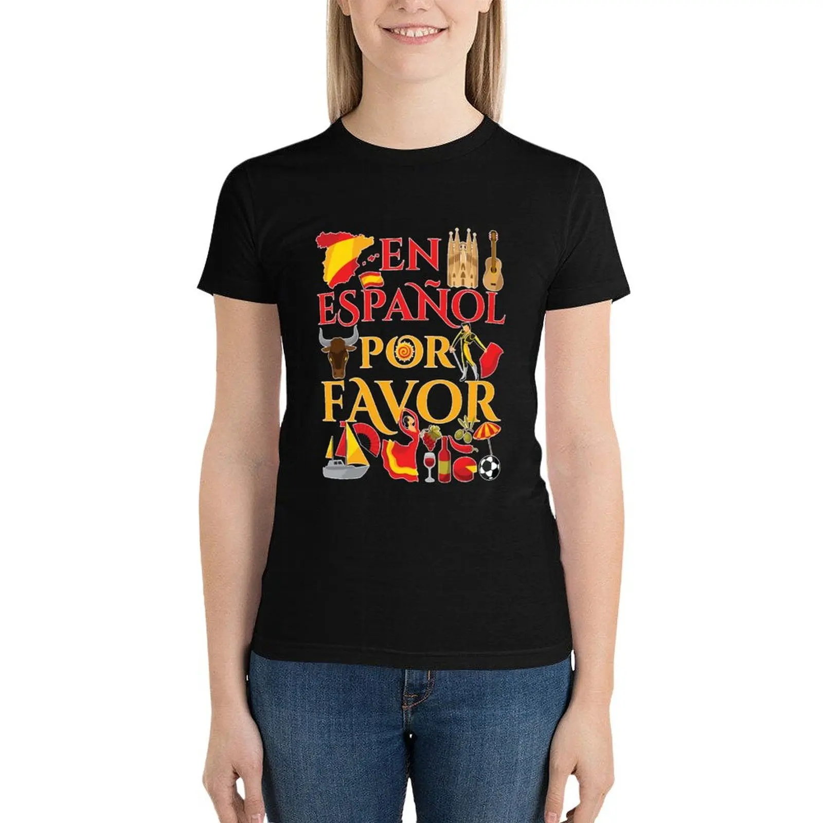 

Spanish Teacher Gifts En Espanol Por Favor T-Shirt cute tops vintage clothes clothes for woman
