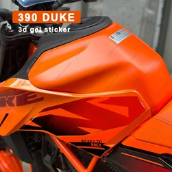 390 Duke sticker Motorcycle 3D Gel Protective Pads Fuel Tank Stickers for 390 Duke 2024 Filler Tankpad sticker