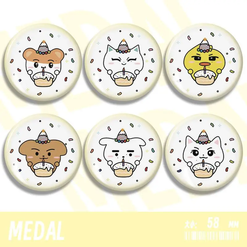 

ENHYPEN Cute Mini Backpack Charms Collectible Badge Ideal Decorative Ornaments and Lovely Gifts for Friends Collection