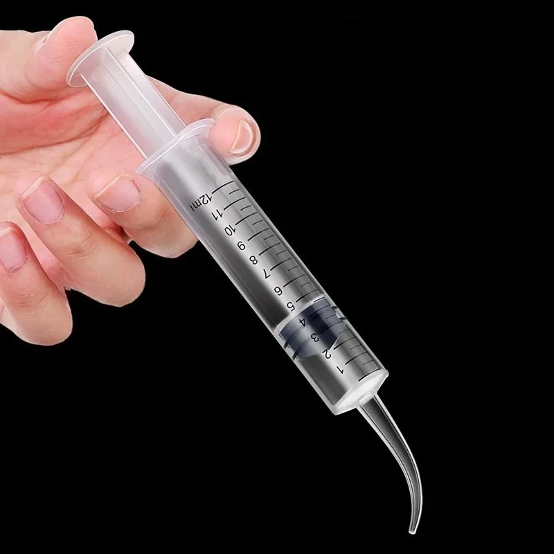 12ML Ear Wax Removal Kit Water Spray Washer Syringe with Elbow Tube Safe Earwax Cleaner Tool for Adult Kids Home Care Health view 5