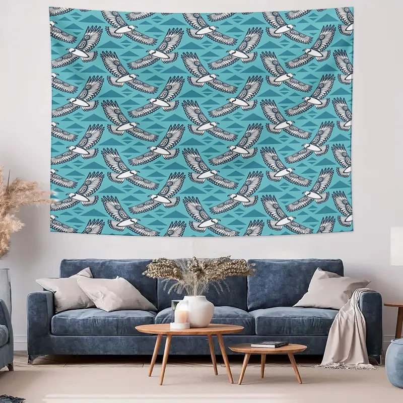 بوهو نسيج الجدار الشنق طبيعة المناظر الطبيعية ديكور الغابات الجبلية الجمالية القبلية الفن ديكور غرفة النوم المناظر الطبيعية الخلابة خلفية هدية #4