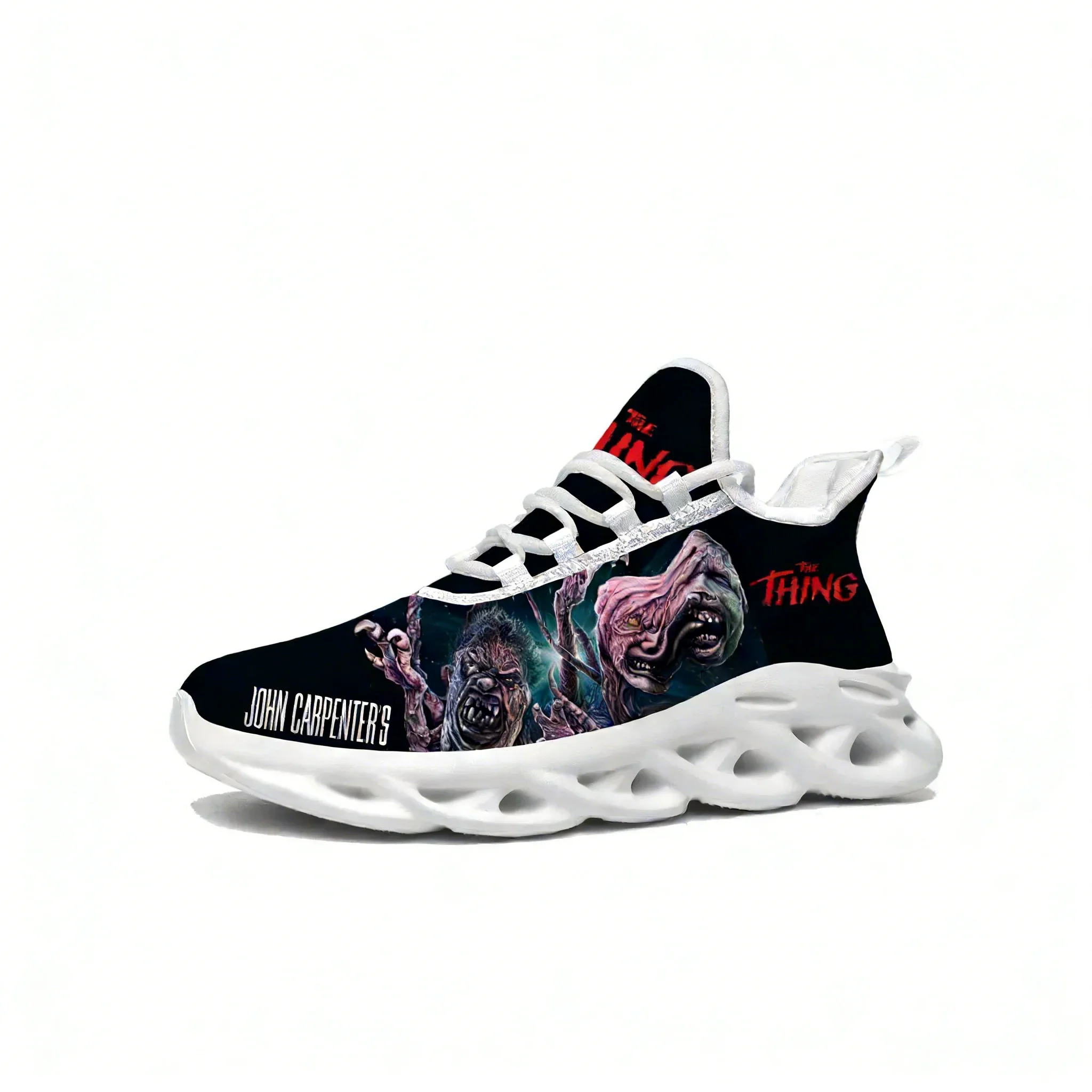 

The Thing movie shoes Flats Sneakers Mens Womens Sports Running Shoes High Quality Sneaker Lace Up Mesh Footwear custom Shoe