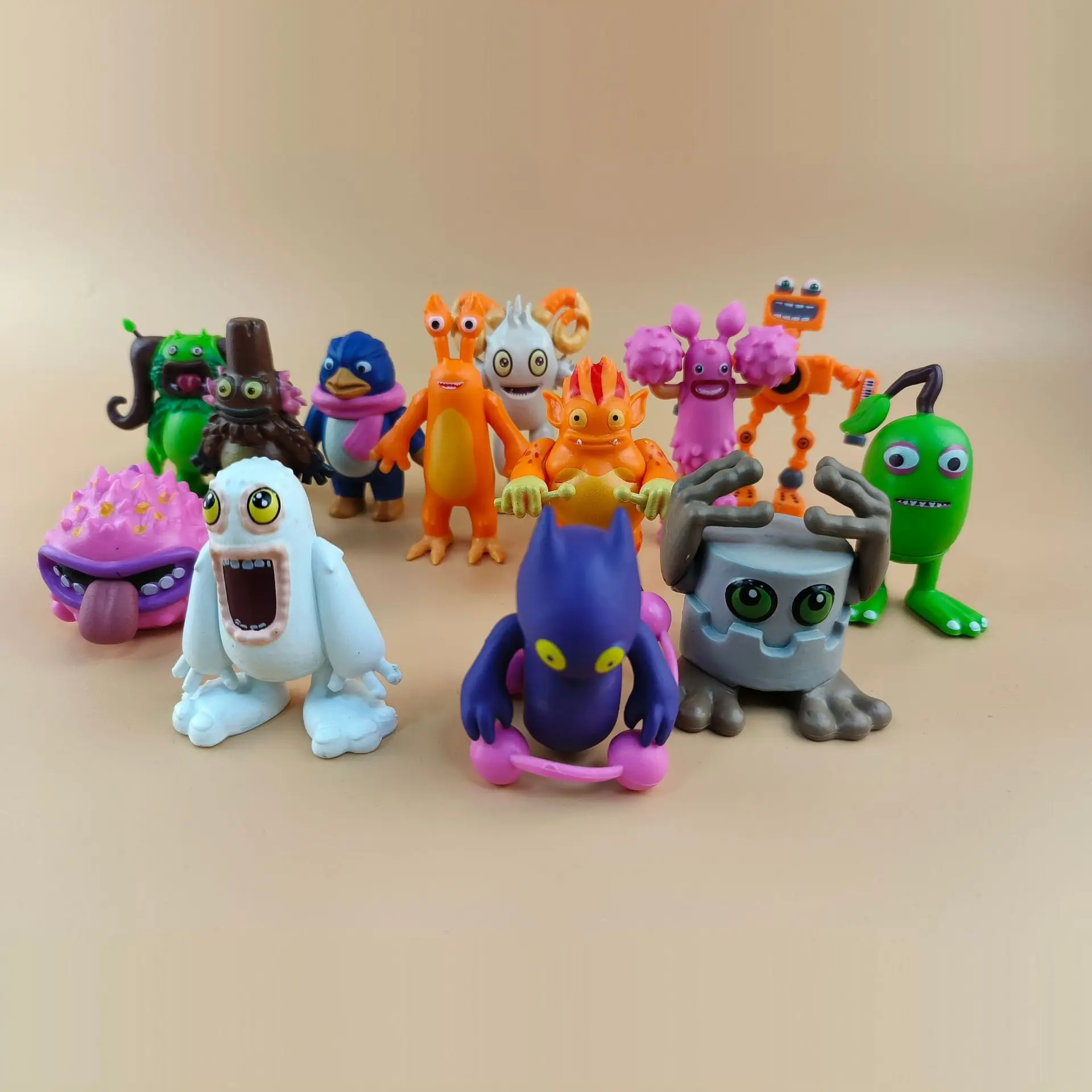 13pcs/Set My Singing Monster Anime Figure Wubbox Msm Action Figure Mini Statue Model Doll Toy Gift Kids