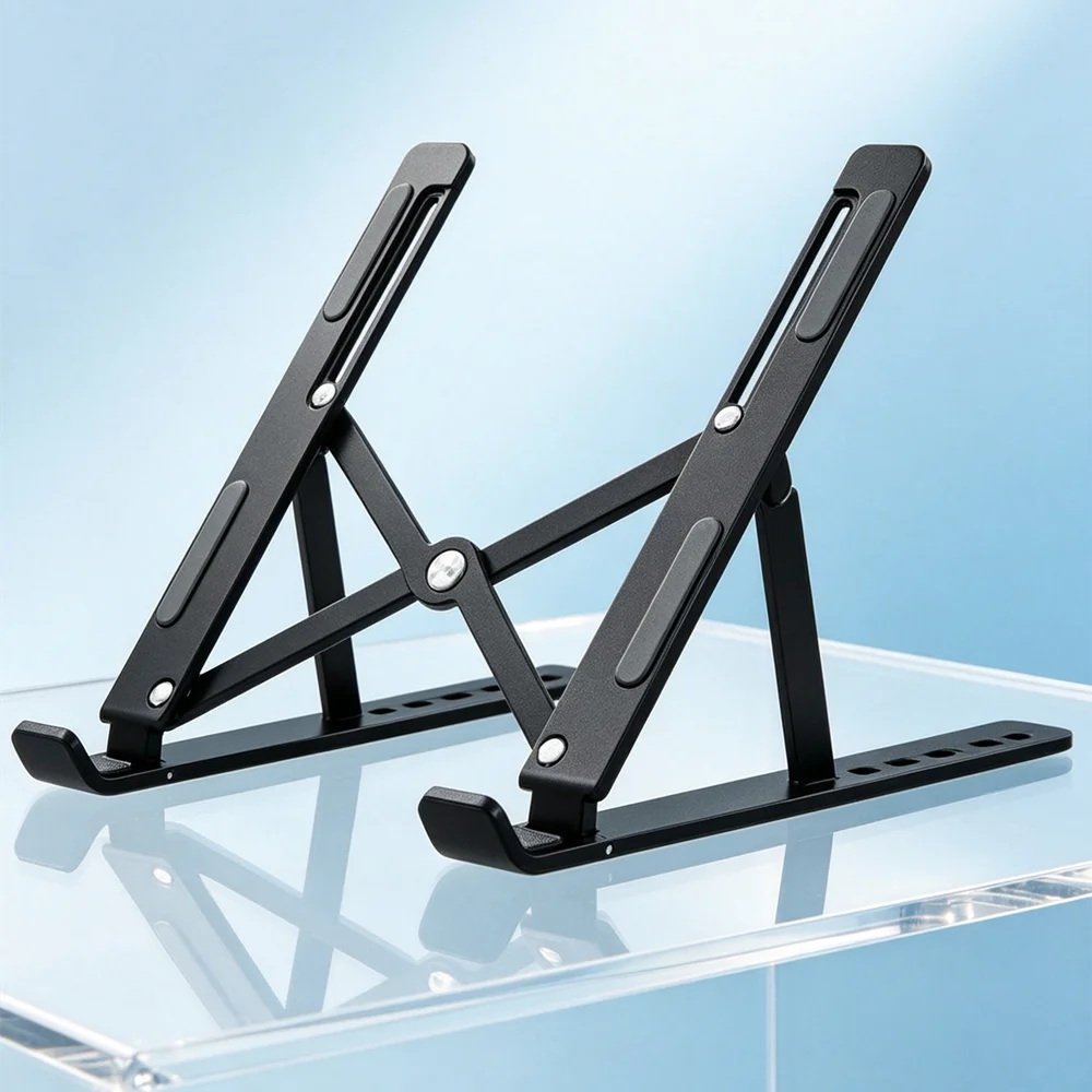 Aluminum Alloy Laptop Holder Stand Foldable Non-slip Notebook Support Base Lifting Lifting Cooling Holder Laptop Cooling Bracket