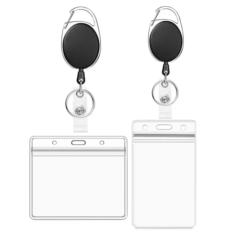 Badge Reel Case Retractable Badge Reel Aluminum Alloy Plastic ID Card Lanyard Name Tag Card  Holder Student Nurse Business Card Badge Holder Case AliExpress 1524