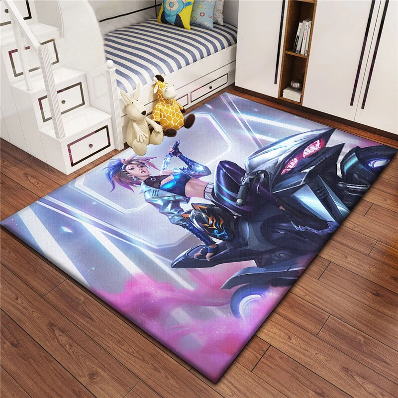 League of Legends HD Printed Carpet Living Room Home Decor Sofa Table Rug Anti Slip Chair Cushion Lounge Mat Picnic Camping  Ar