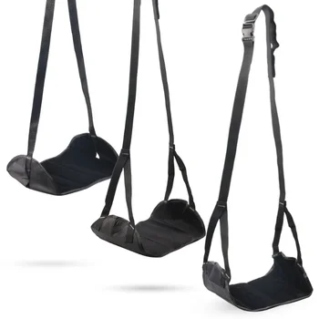 แบบพกพา Footrest Flight Carry-on Foot Rest หมอนท่องเที่ยวขาเปลญวนเครื่องบินบรรเทาฟุตบวม