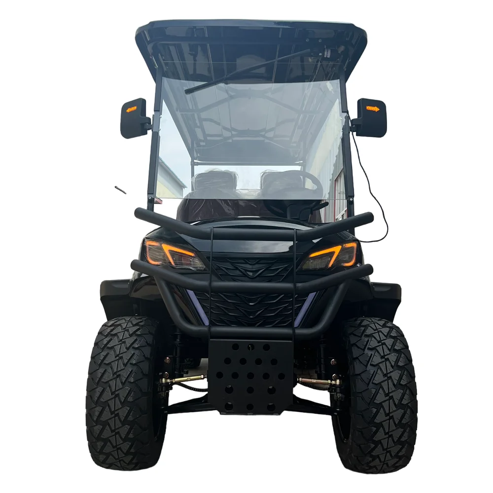 Stylish And Comfortable Buggy Club Car 48V Lithium Battary Electric Off-road  4+2 6 Seats Off Road Golf Cart For Adult