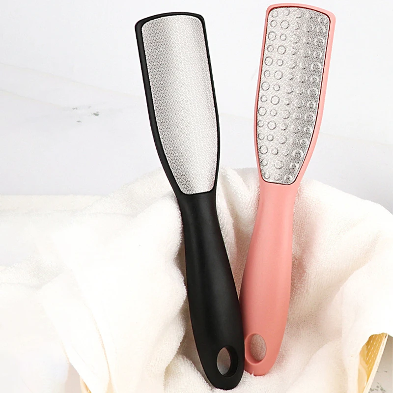 Double Sided Callus Remover Foot File Dead Skin Remove for Heels Scraper Stainless Steel Pedicure Tools Feet Care Products 1pc