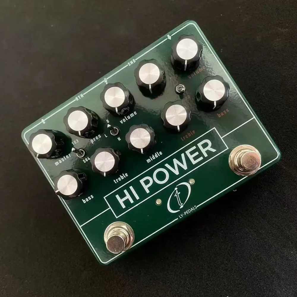 LY-ROCK HI POWER Overload Distortion Single-block Effects Pedal Colorsound Power Boost Effects Pedal