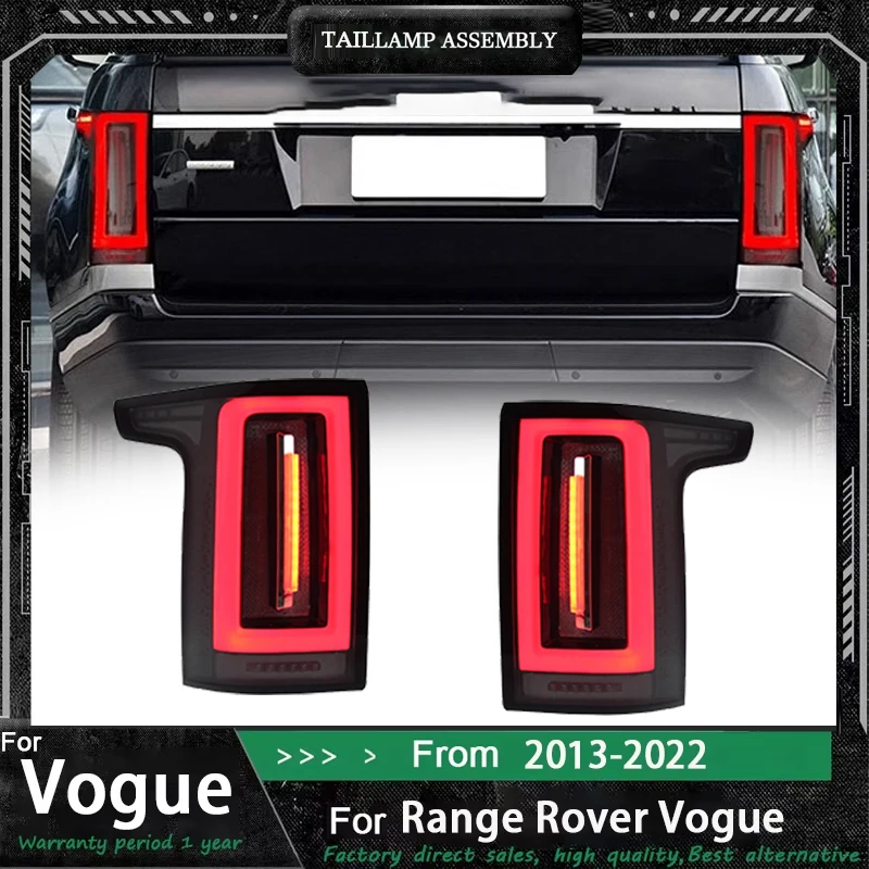 

Car Taillights For Land Rover Range Rover Vogue LED Tail Lights Assembly 2013-2022 L405 Turn Signal Rear Reverse Brake
