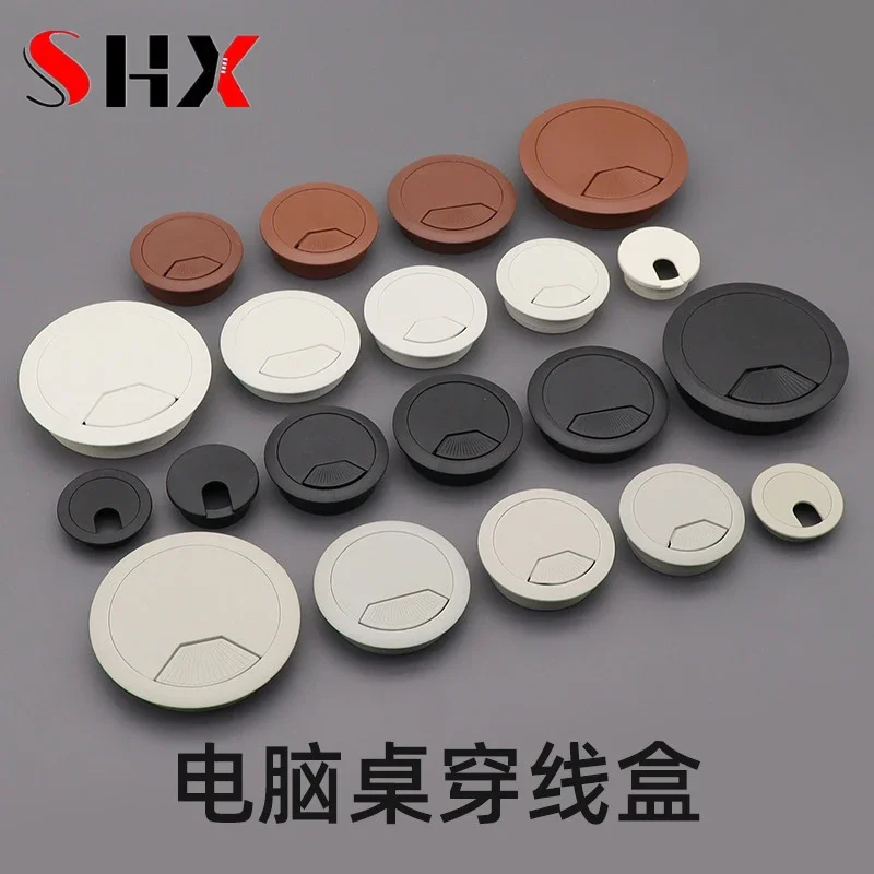 80mm Round Wire Hole Cover Green bronze Desk Wire Hole Table Cable Outlet Port Surface Line Box Furniture Hardware