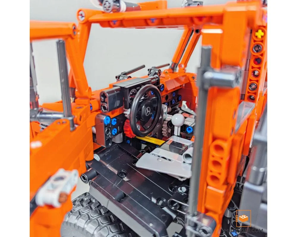 2789 PCS MOC Orange Unimog off-road vehicle Model Modular DIY Building Blocks Kids Assembly Display Toys Festival Surprise Gift