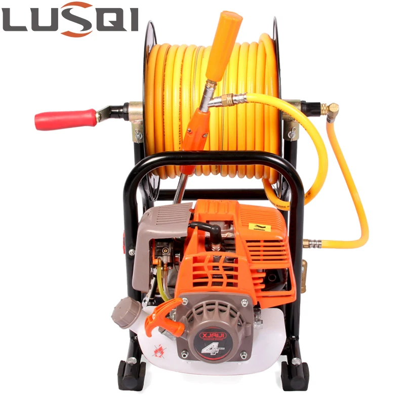 LUSQI 139F Sprayer Gasoline Engine High Pressure Pump 4 Stroke Petrol Agriculture Sprayer Garden Watering Field Irrigation