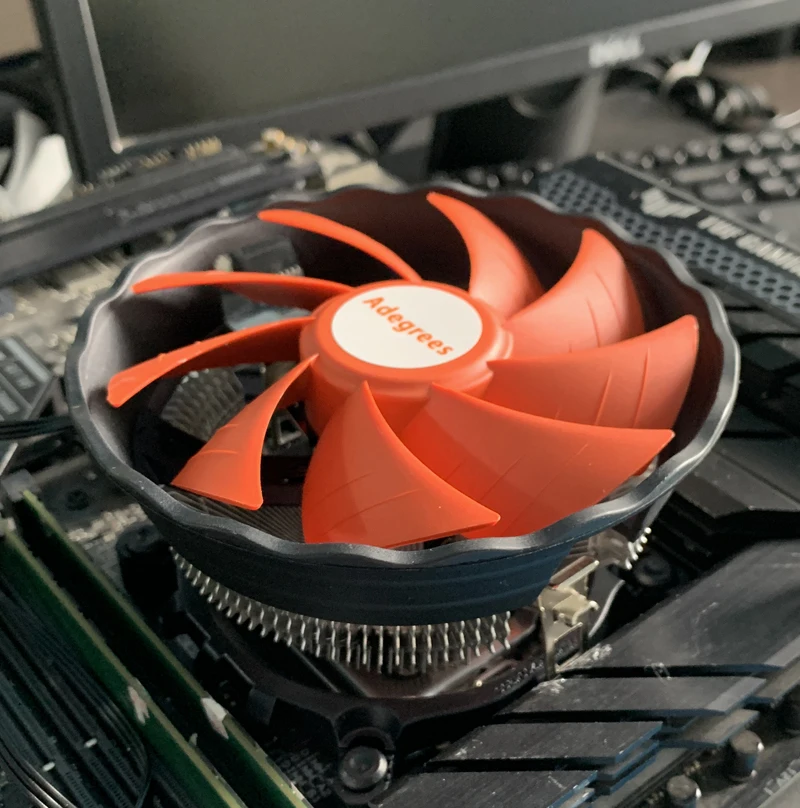 كفاءة وحدة المعالجة المركزية مبرد الهواء 3PIN PC المعالج المبرد ل إنتل LGA 775 1150 1155 1156 1700 1366 AMD AM3 AM4 مروحة التبريد #5