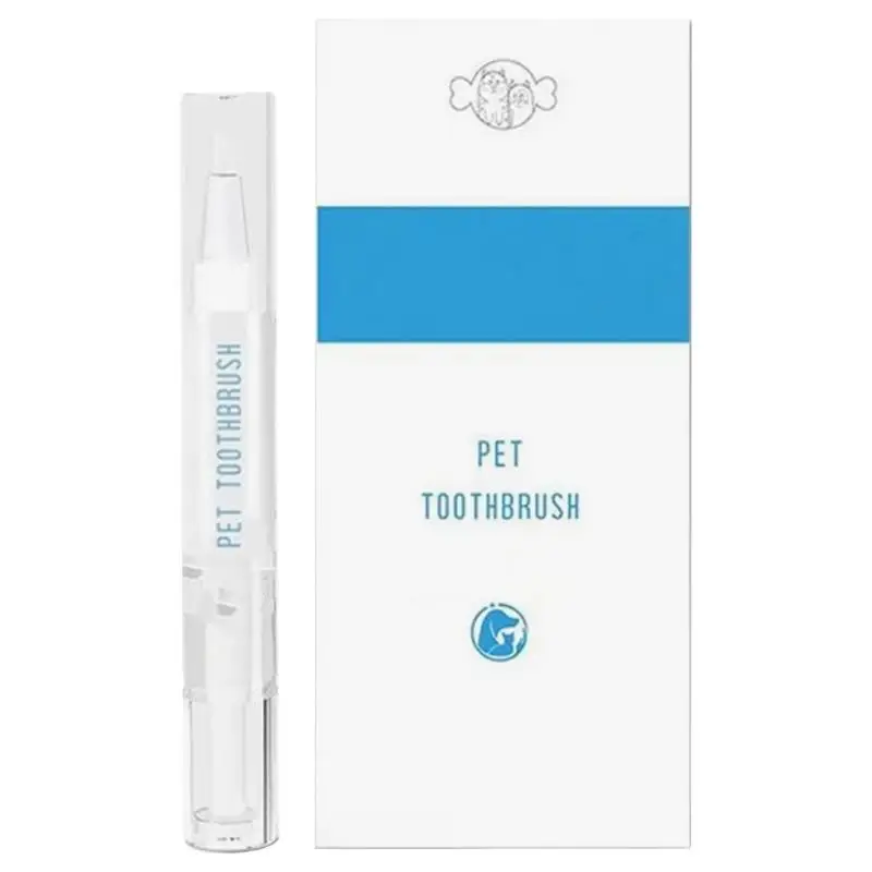 Teeth Cleaning For Dogs Natural Plant Substance Dog Teeth Cleaning Pet Toothbrush Pen Odorless Cat Teeth Cleaner Tool For Puppy