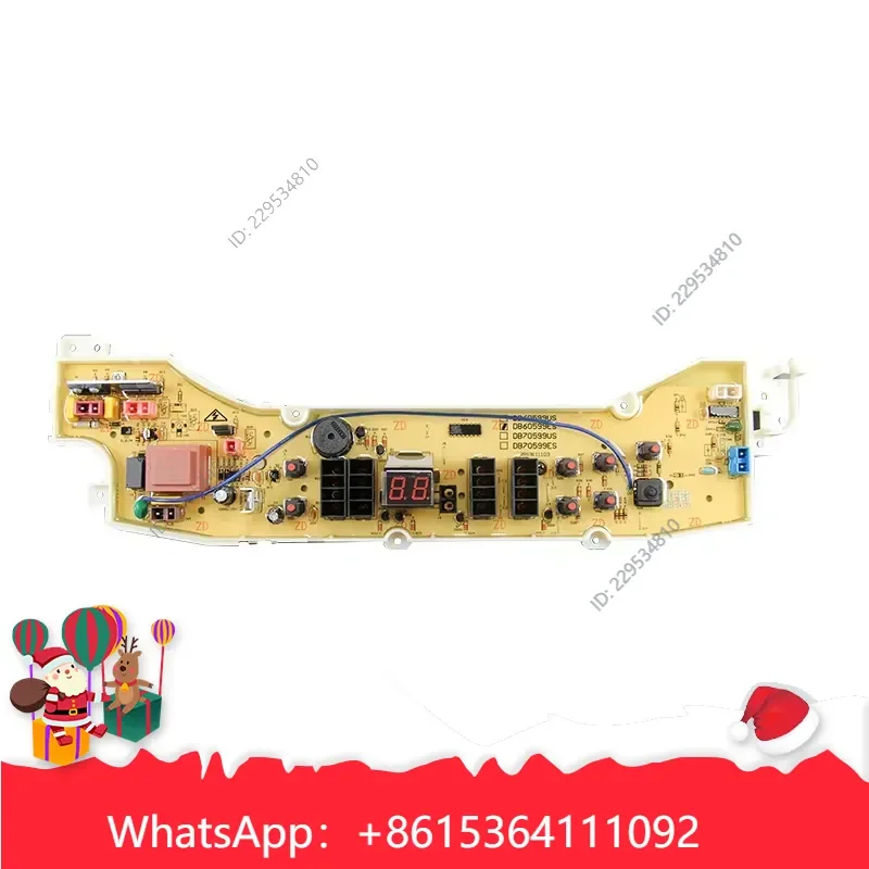 1pc for Washing Machine Computer Main Board DB60599ES DB70599ES DB80599ES DB90599E Compatible For Model，practical use
