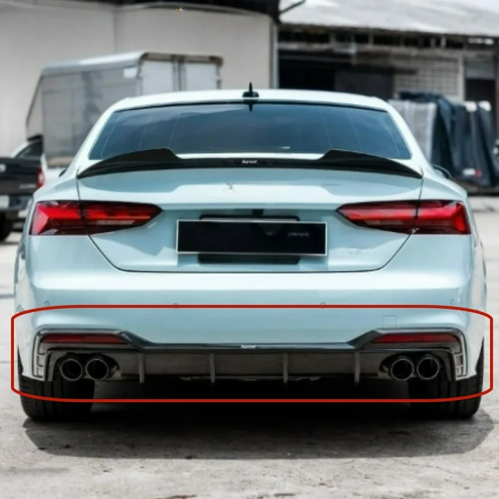 

A5/S5-Fit Premium Prepreg Dry Carbon Rear Bumper Diffuser Lip (Perfect Accessory)