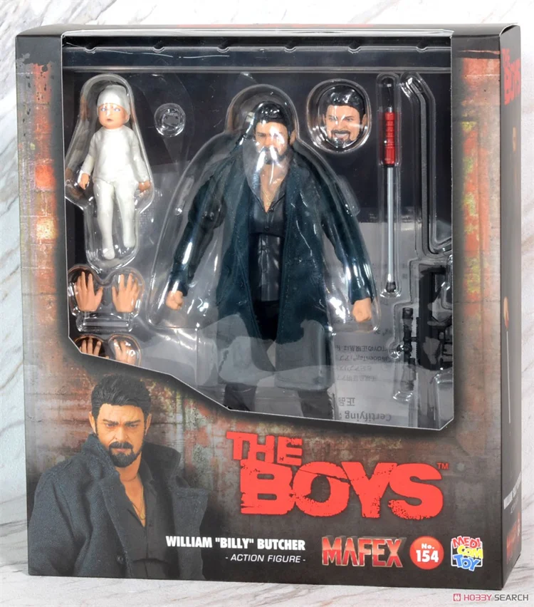 100% Original Genuine Mafex No.154 MAFEX WILLIAM BILLY BUTCHER