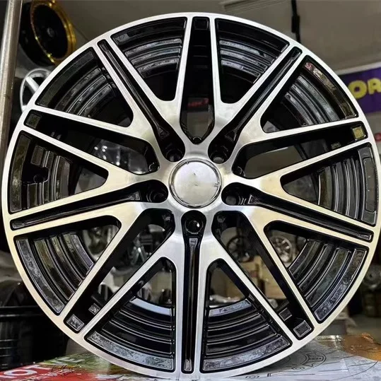 

Wheel Hub Forged Aluminum Alloy New 35mm ET Black Finish 5x112 PCD Multi Spoke Design OEM