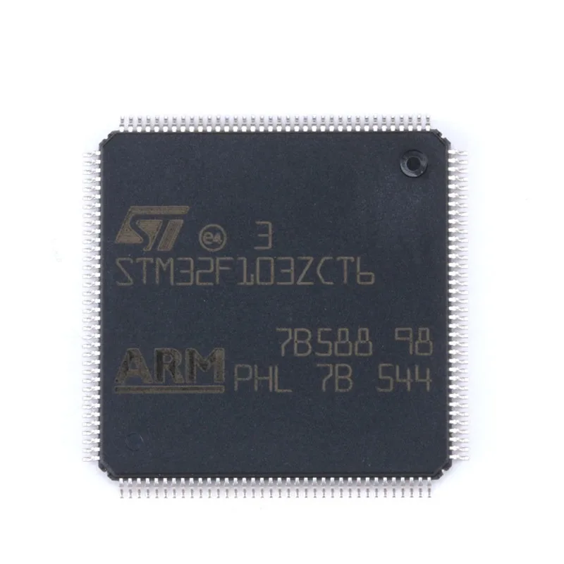 Original Genuine STM32F103ZCT6 LQFP‑144 ARM Cortex‑M3 32‑Bit Microcontroller MCU