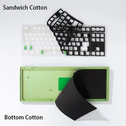Mechanical Keyboard Sandwich Cotton Bottom Cotton PORON Silence Soft Pad Pc Gamer Custom Sound Dampener Foam Anti Noise Teclado