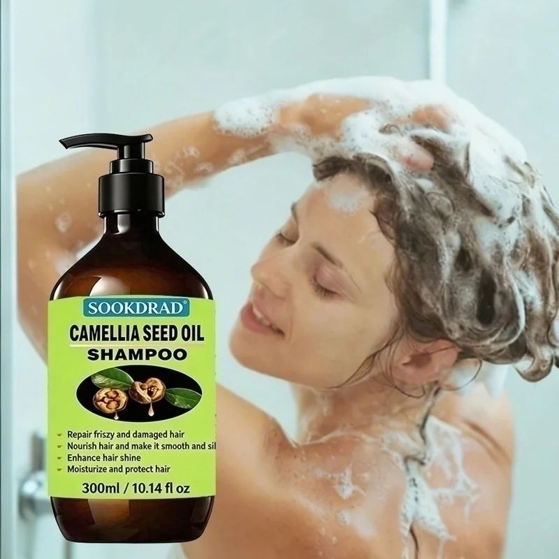 Camellia Seed Oil Shampoo, nourish dry strands, boost glow, for people staying up late