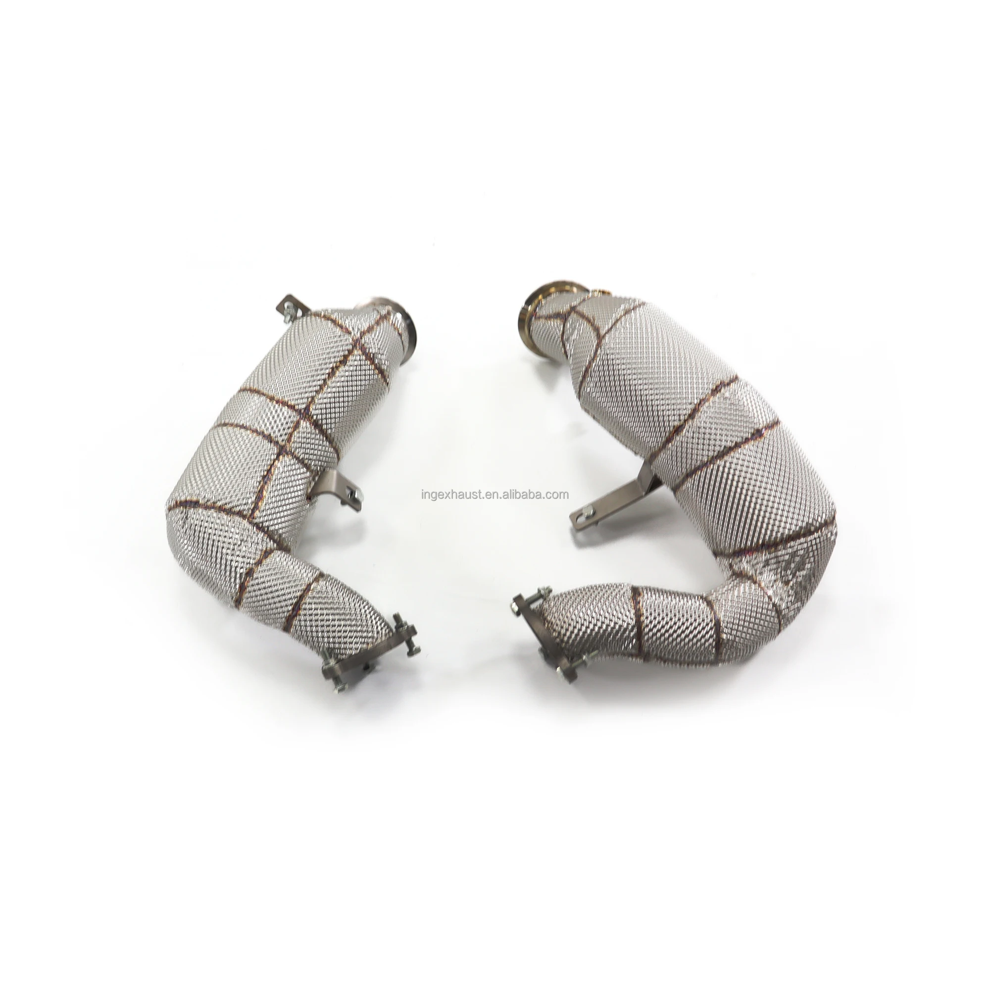 

For ING Stainless Steel Exhaust System Straight Downpipe For Porsche Macan GTS 95B 3.0T With High Quality Auto Turning Pipe