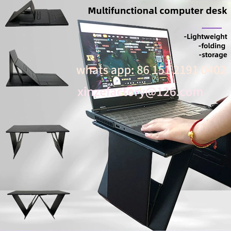 Customizable moisture-proof,essential fo Multi functional foldable laptop stand, book desk,tablet stand,food tray,waterproof