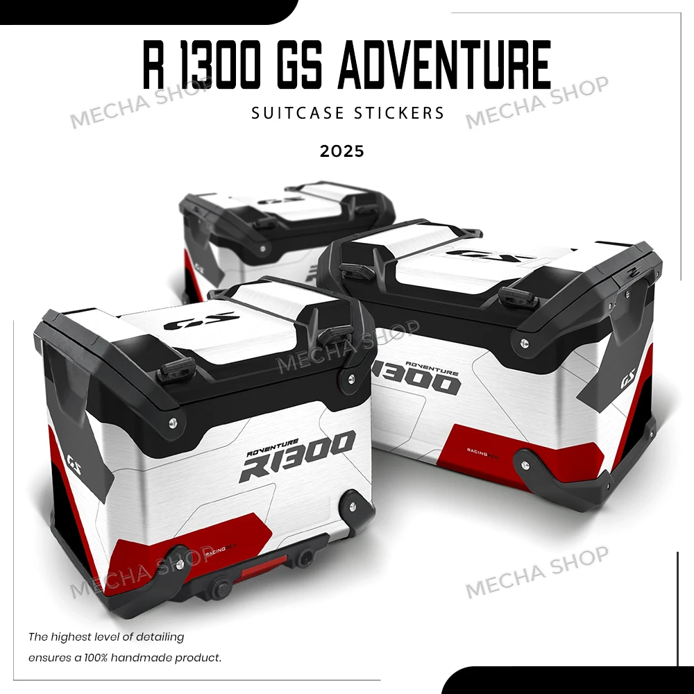 

R1300 ADV GSA Adventure Suitcase Stickers 2025 Panniers Aluminium Stickers For R1300GS ADV Triple Black 2024-
