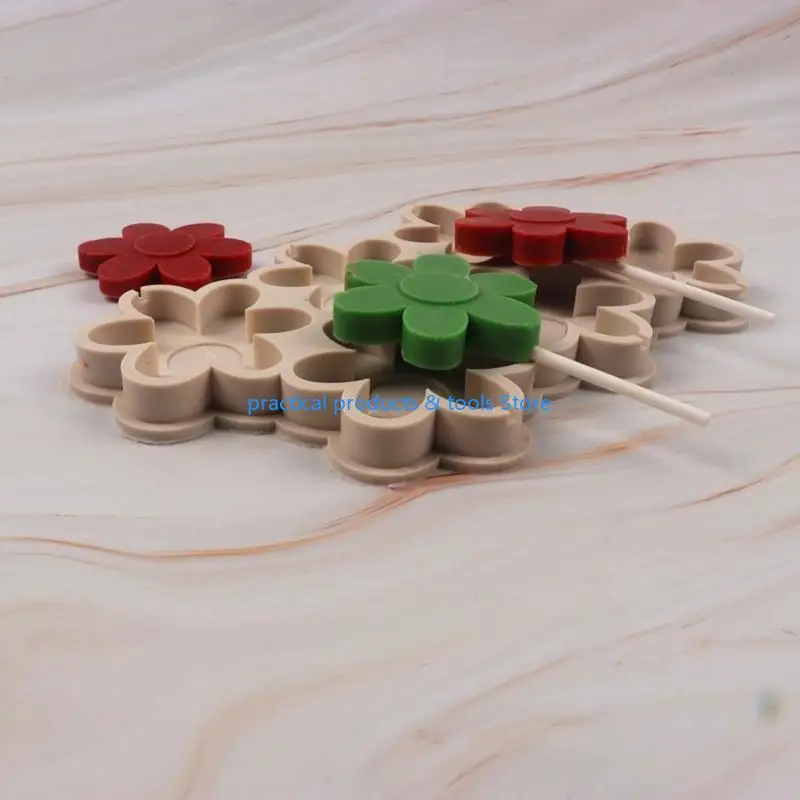 

77JB 6-Cavity Flower Cloud Molds Kitchen Baking Tool Handmade Soap Craft Baking Gift