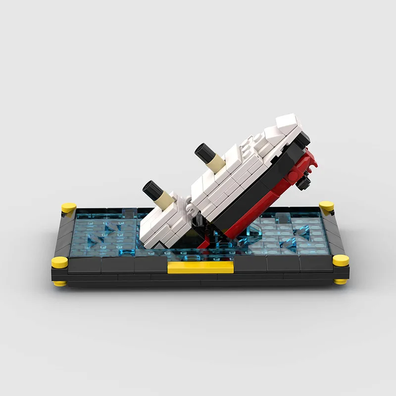 Compatible with Lego small particles creative Titanic cruise ship wreck movie moc building block children's toys
