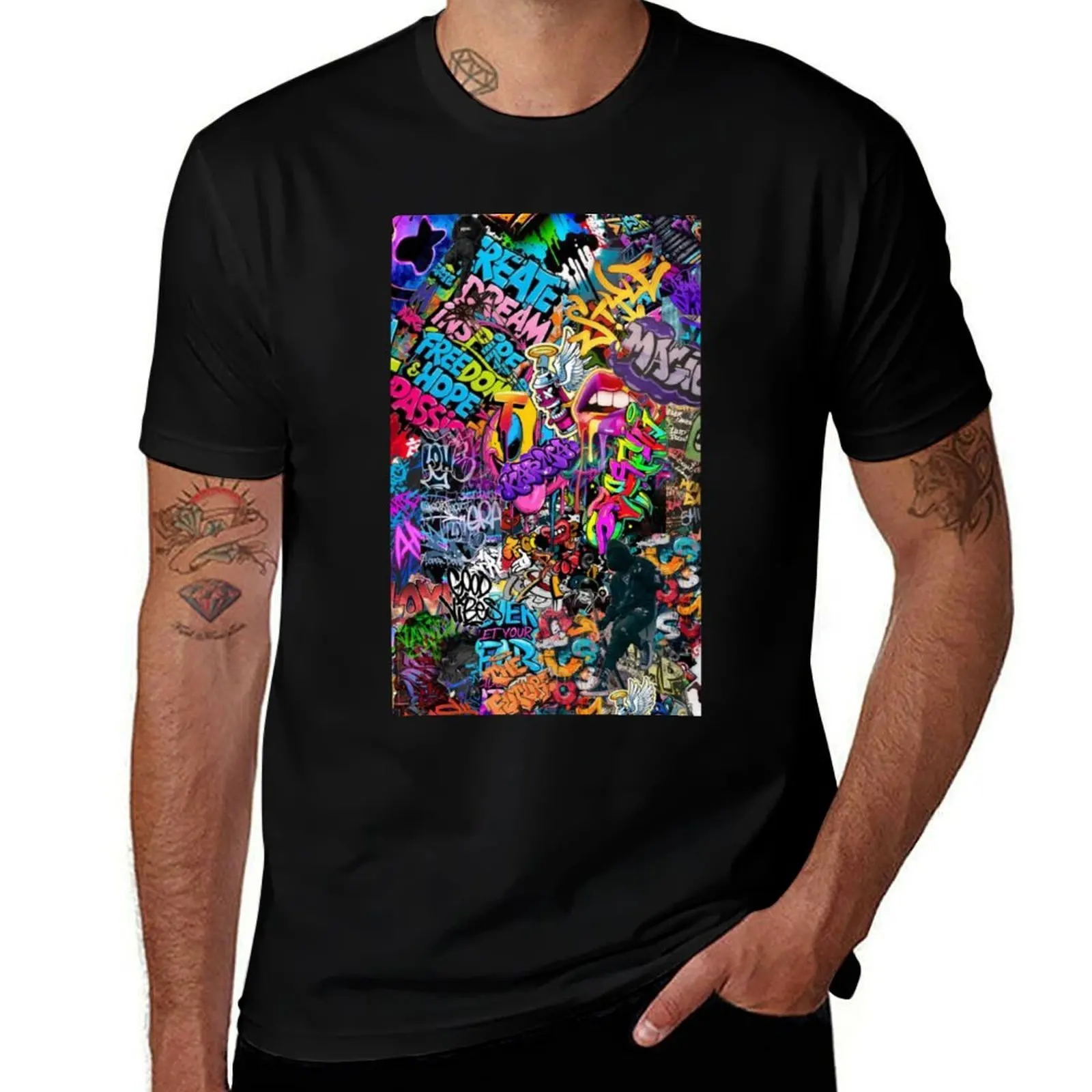 

Illusion Art – Mind-Bending Graphic Tee T-Shirt essential t shirt Anime t-shirt Luxury man oversized plain black t shirts men