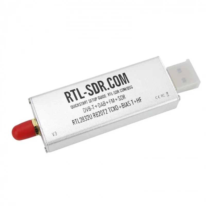 Rtl-sdr v3 r820t2 rtl2832u 1ppm tcxo rtl sdr مجموعة راديو ، برنامج فقط بدون ملحقات