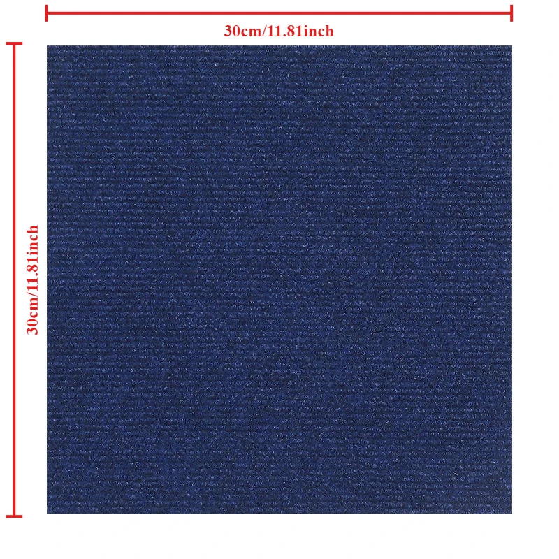 12 Pcs 30x30cm Self-Adhesive Felt Sound Proof Panel Cut Groove for Wall Ceiling Studio Bedroom DIY Removable Reusable for Home