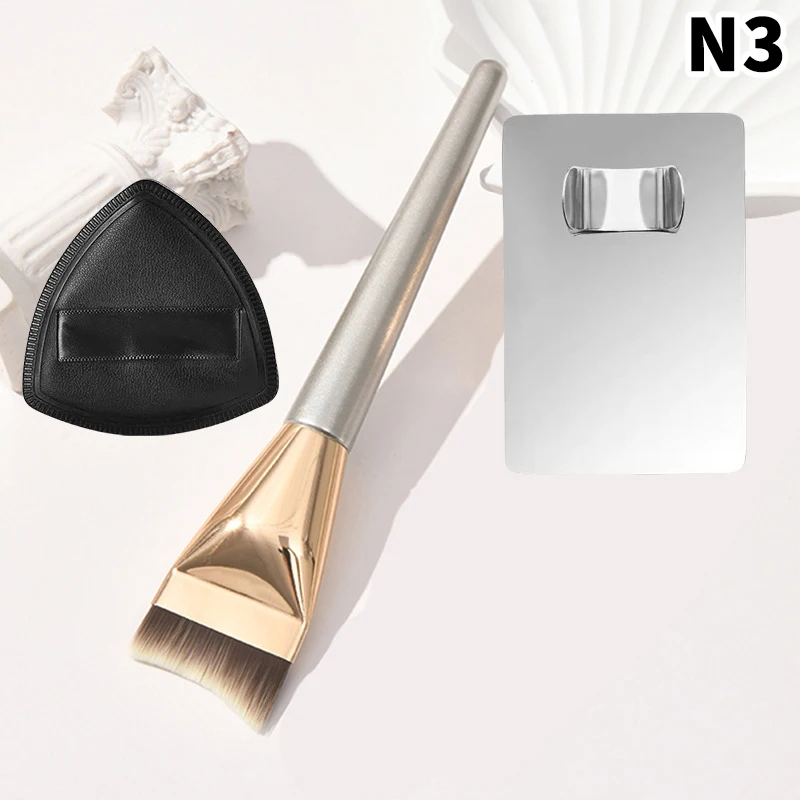 Foundation Cosmetica Borstel Make-up Palet Set Foundation Cream Menggereedschap Nail Art Make-up Cosmetische Make-up Tool Kits