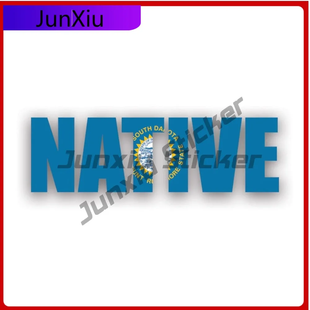 

South Dakota Native Sticker Waterproof Outdoor Cute Laptop Waterproof Vinyl Decal For Laptops Sticker Protection High Quality