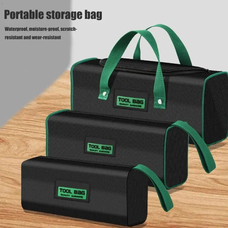 H58C Electrician Tool Bag with Thickened Oxford Cloth and Water Resistant Design Multifunctional Repair Tool Organizers Case
