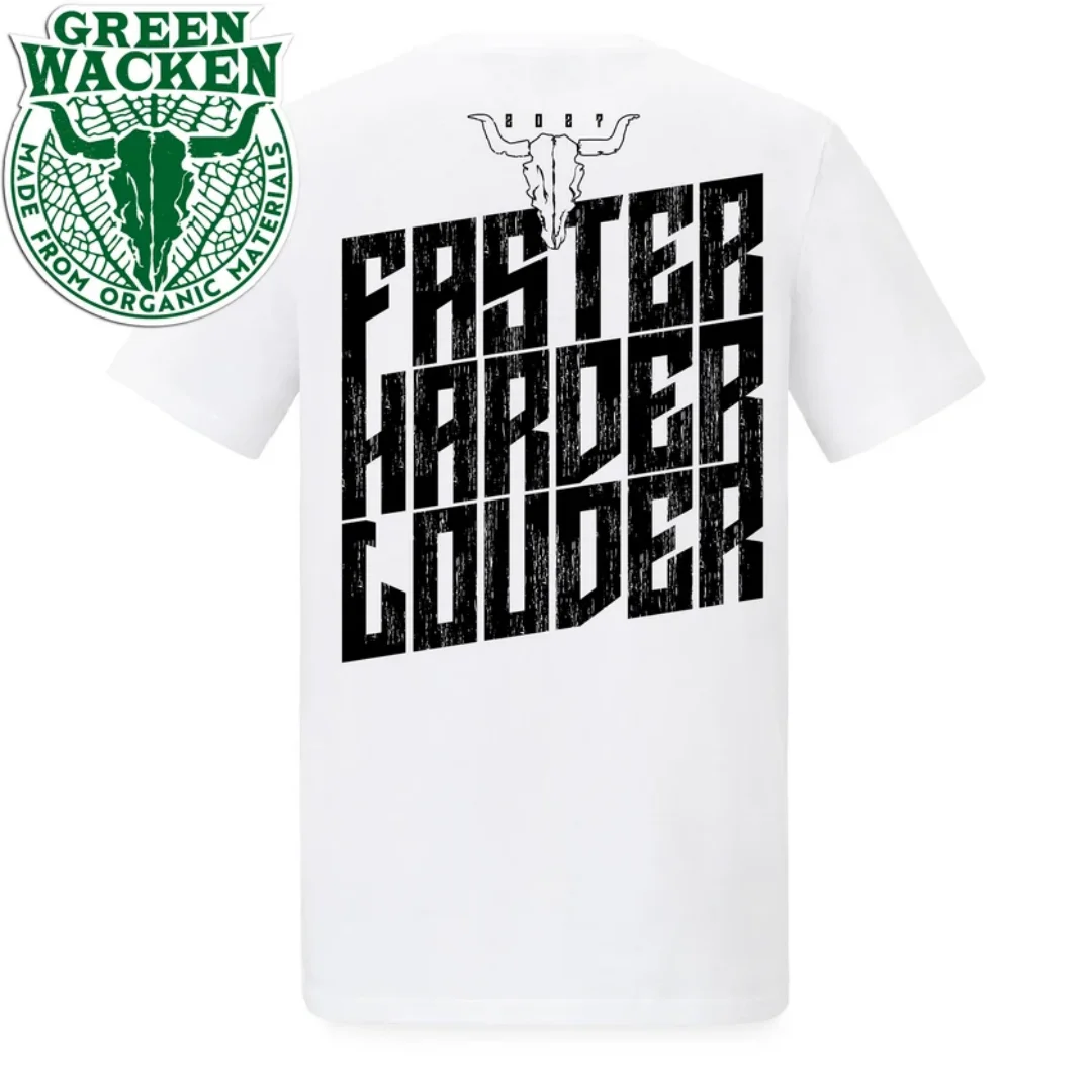 2027 Oldschool Wacken Open Air T-shirt Retro Heavy Metal Rock Music T-shirt Summer Cotton Men's Women's T-Shirt Kid's Clothing ﻿