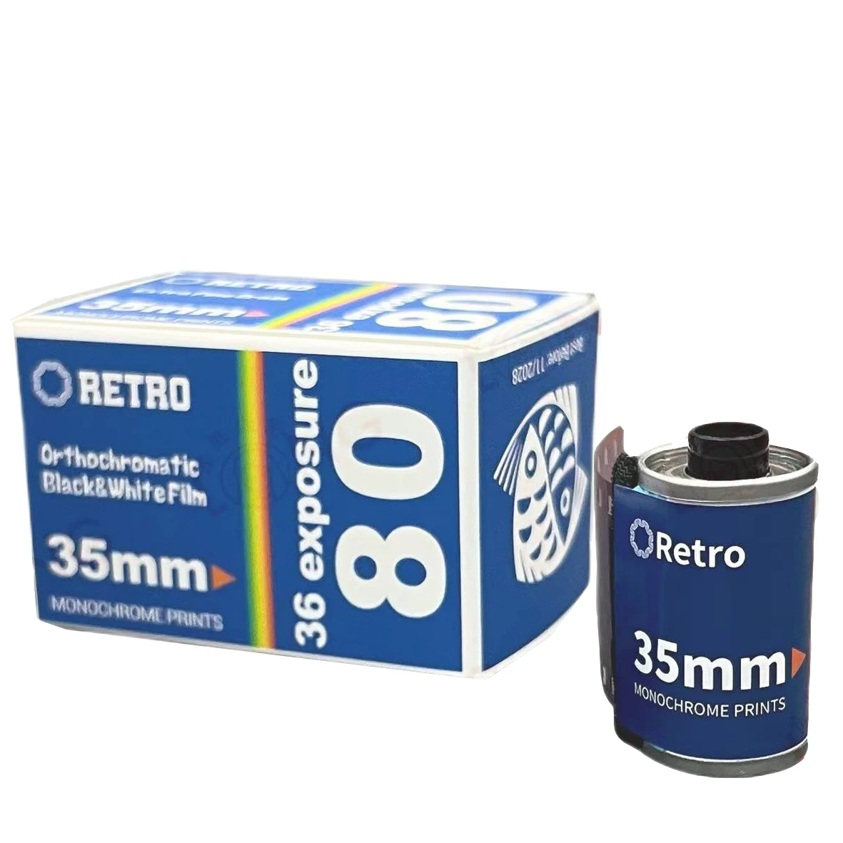 Film czarno-biały RETRO Retro 35mm 1-10 rolek ORTHOCHROMATIC Tone RETRO 80 135MM 36 zdjęć na rolkę Iso 80 (Trwałość: 2028) — zdjęcie produktu 3
