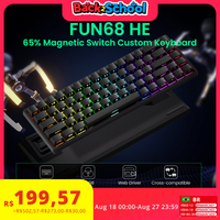 Akko MonsGeek FUN68 HE Magnetic Keyboard 65% Rapid Trigger 0.005mm 8K ARGB Mechanical Gaming Custom Keyboard for Pc Gamer Esport